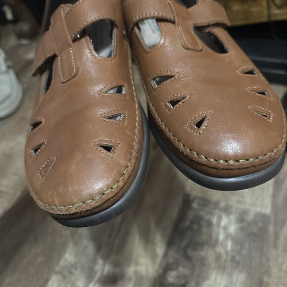 SAS Roamer Women's Sz 8 M Saddle Brown Leather Comfort Shoes - Picture 8 of 9